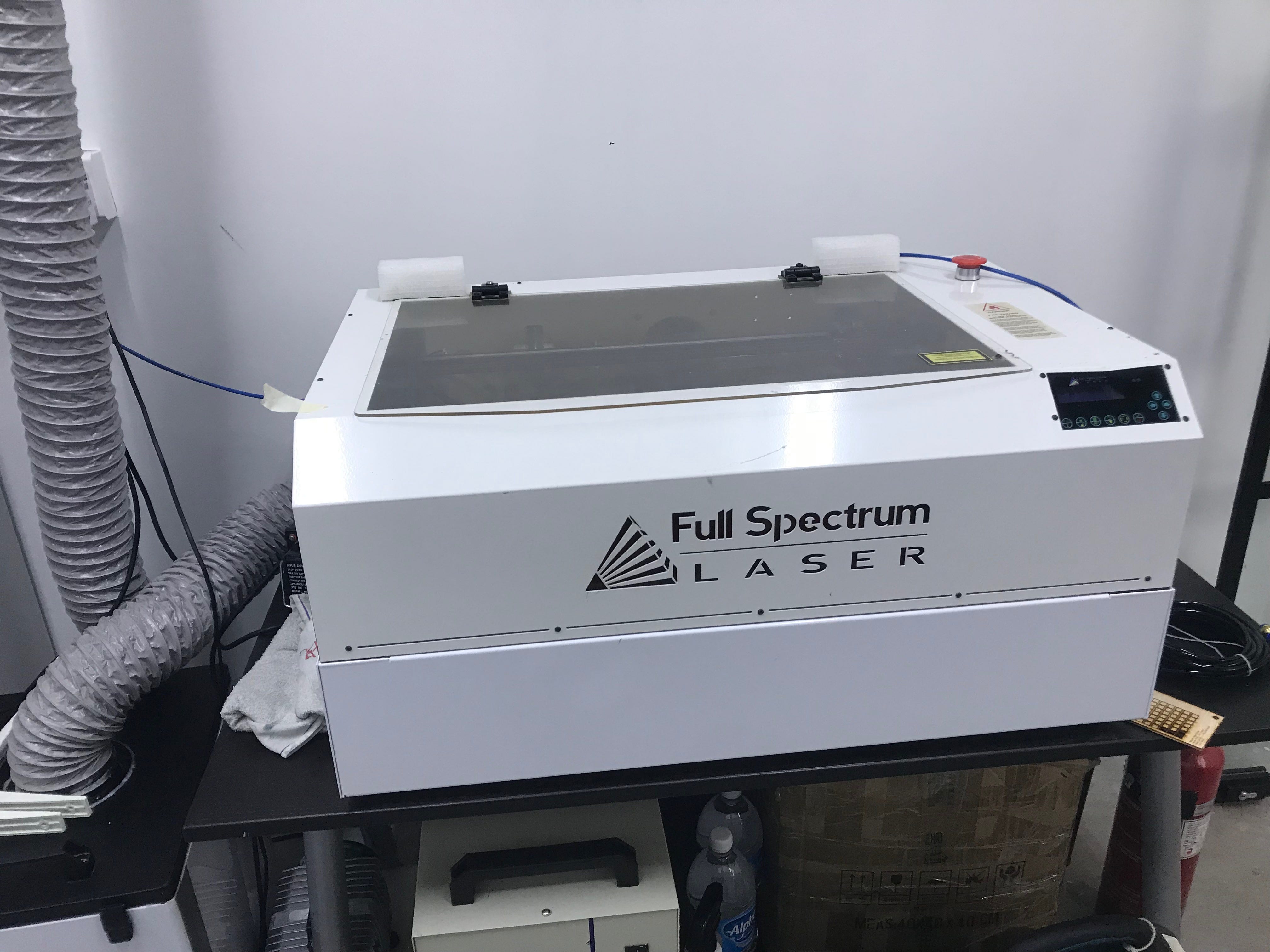 My first encounter with the fabled laser cutter!