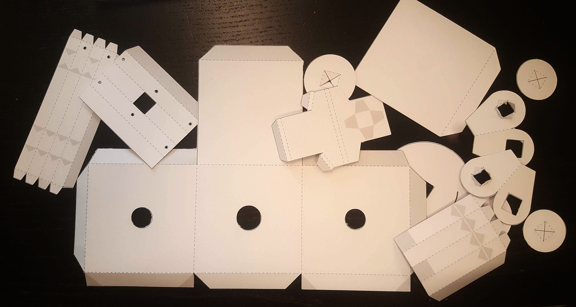 All cut out and ready to go!