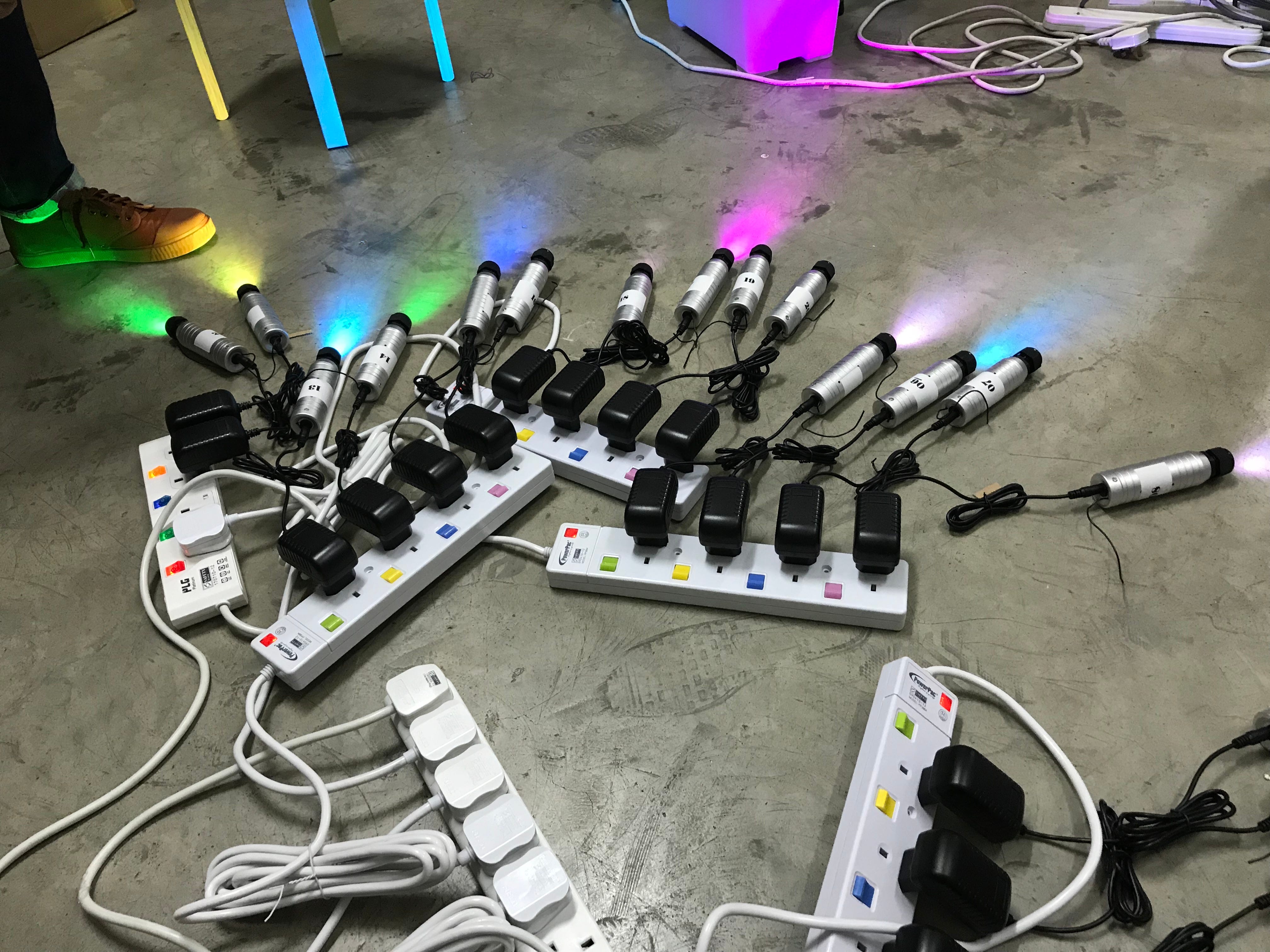 Testing, pairing and labelling the light sabres