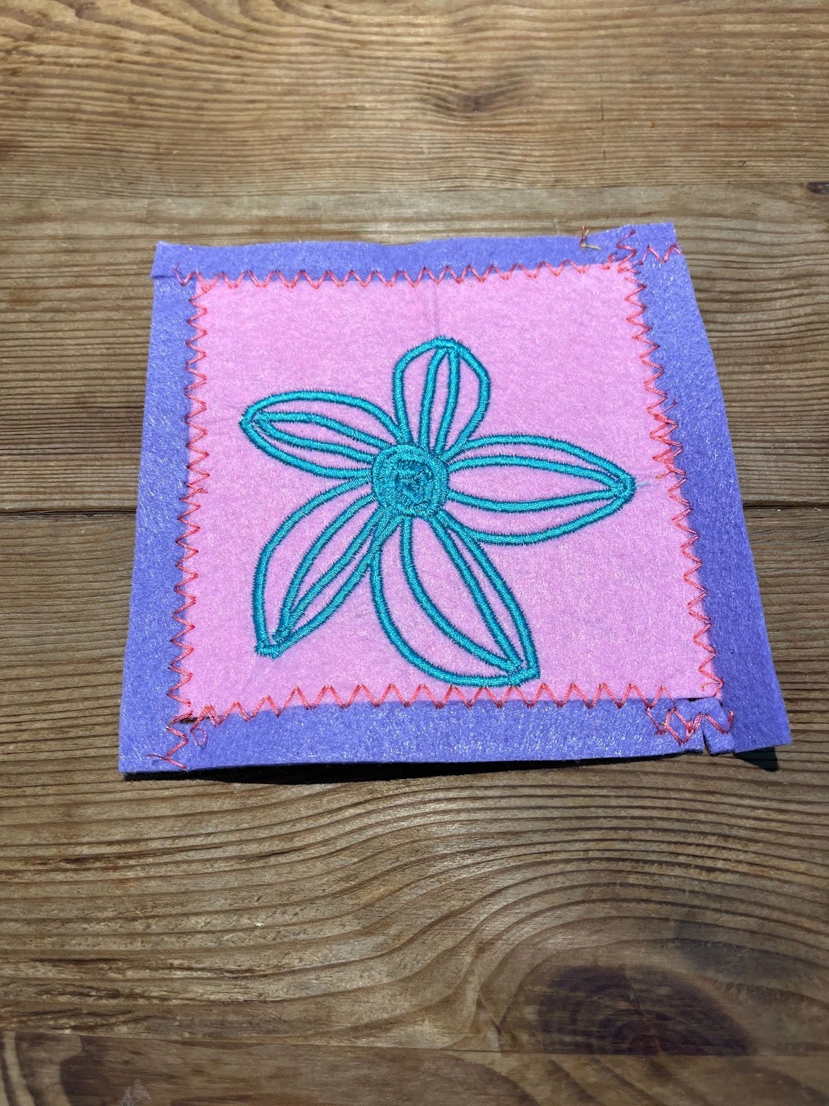 The final embroidered design!