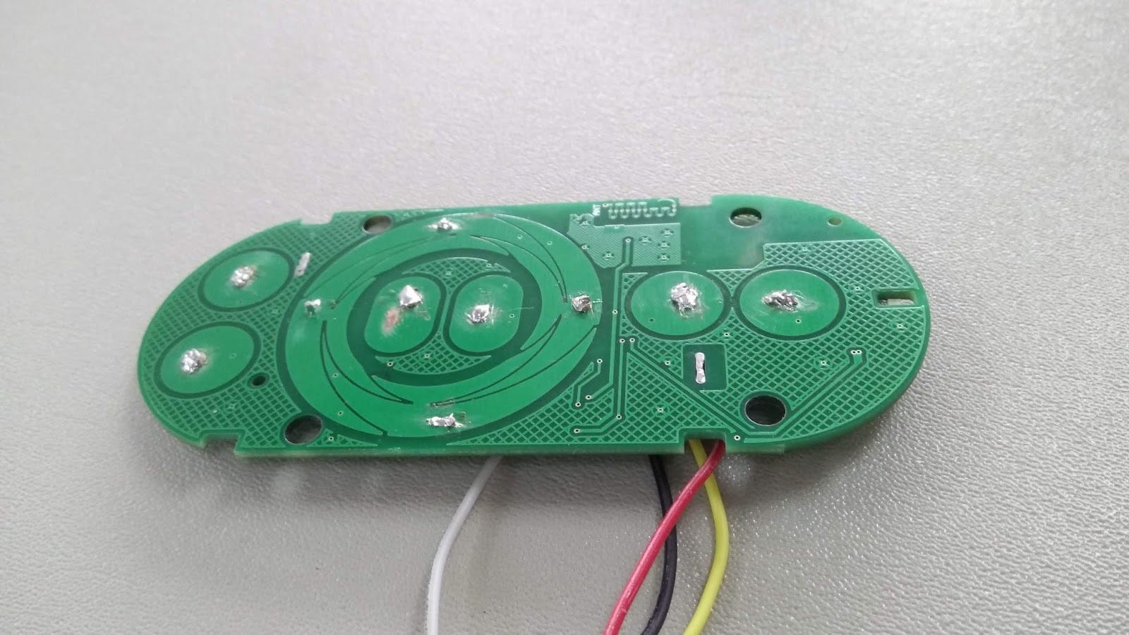 Strange green PCB that definitely has not been tampered with