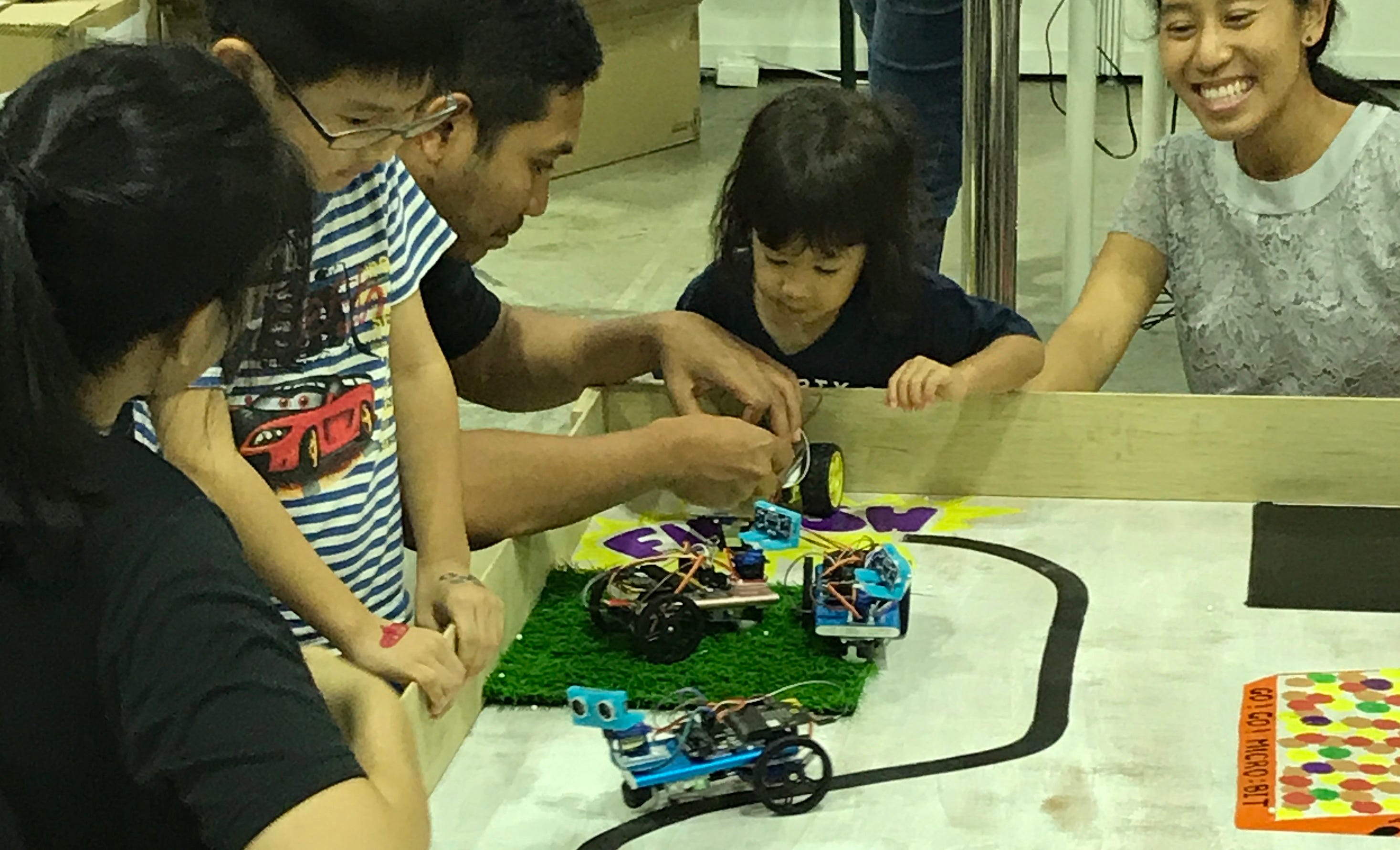 “How old are you? 3 years old? Maybe you can’t code this yet, but here, hold this soldering iron…”