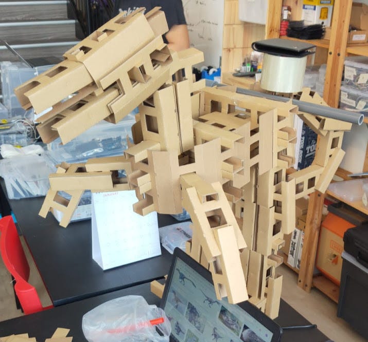 Raptor built by another intern and I