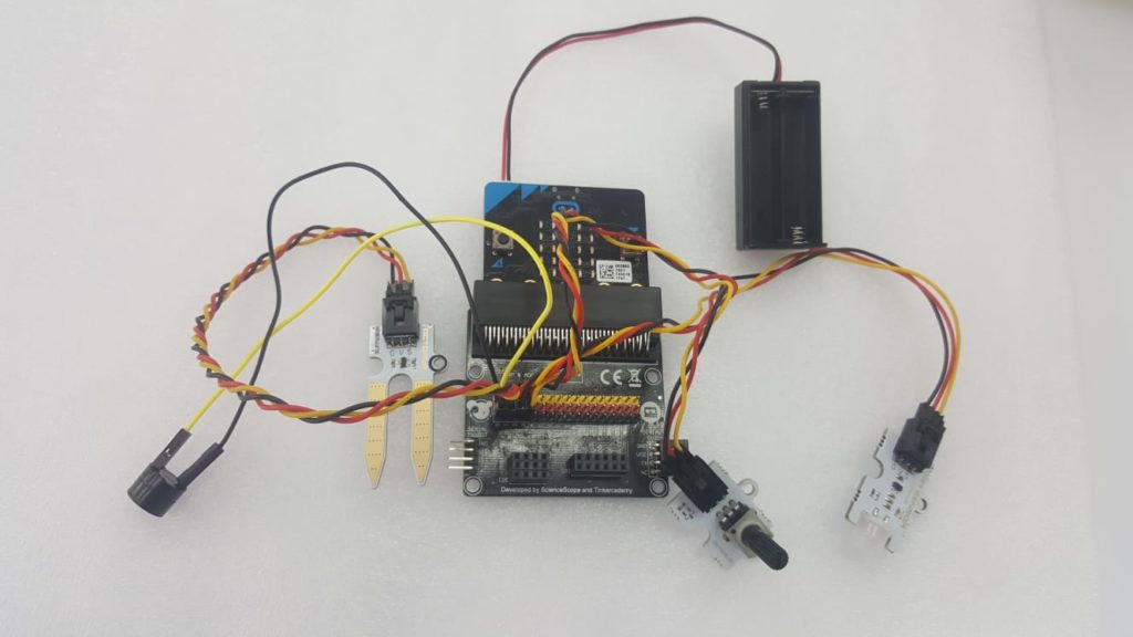 Step 1 – Connect the Micro:bit parts