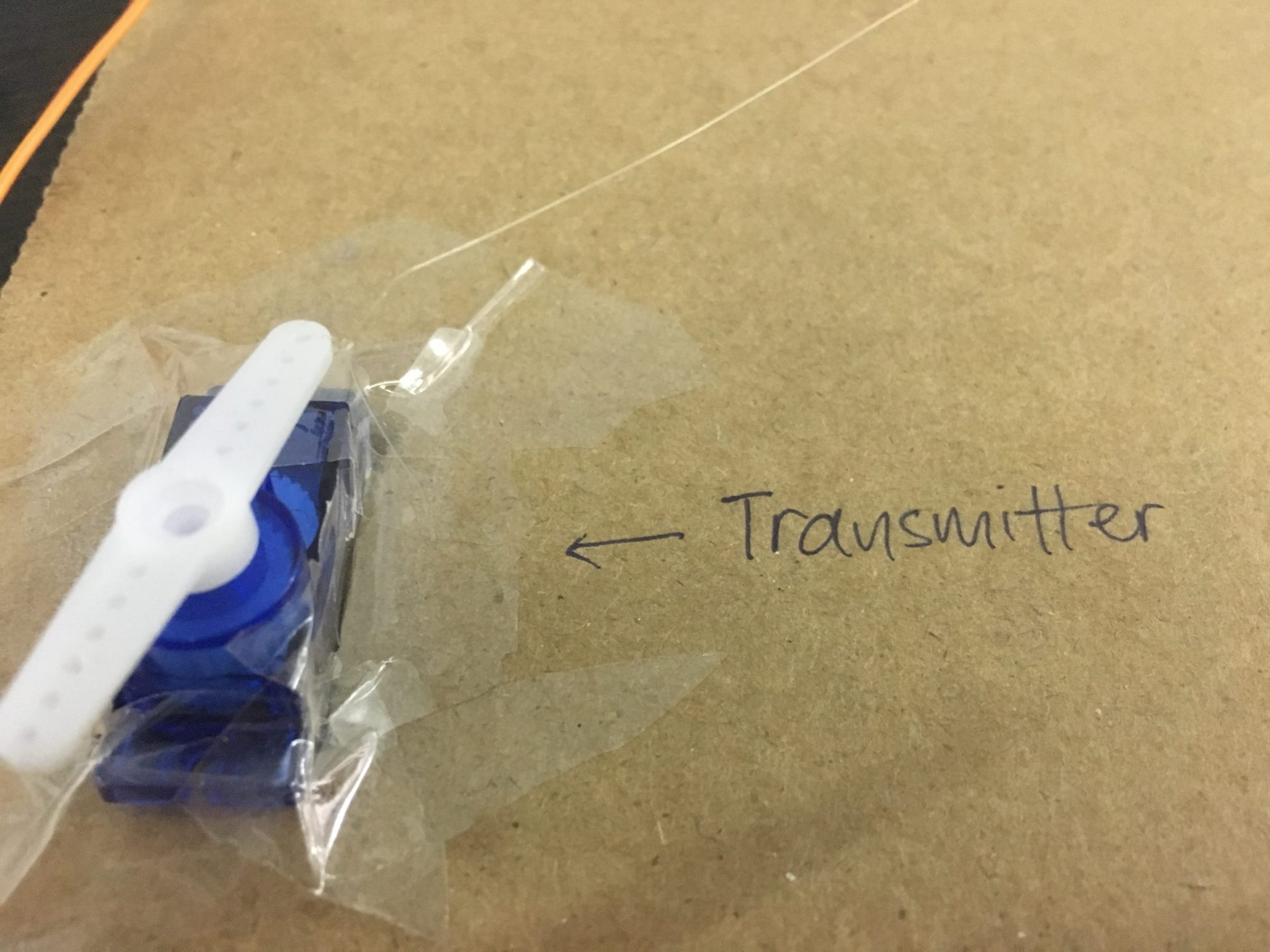 Transmitter Step 2: Moving the Servo based on Morse Code