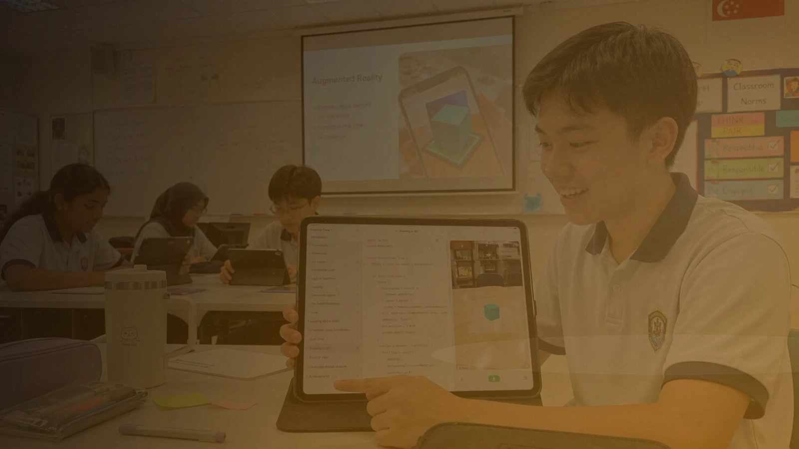 Apple App Development — Track B: Swift App Development banner background