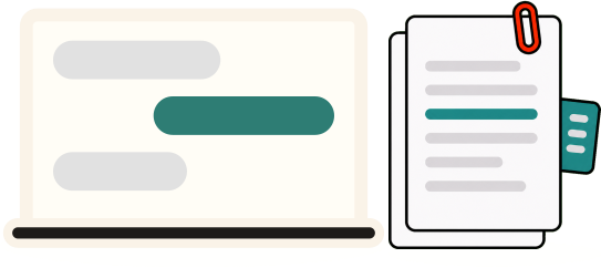 Knowledge-Powered AI with ChatGPT banner illustration