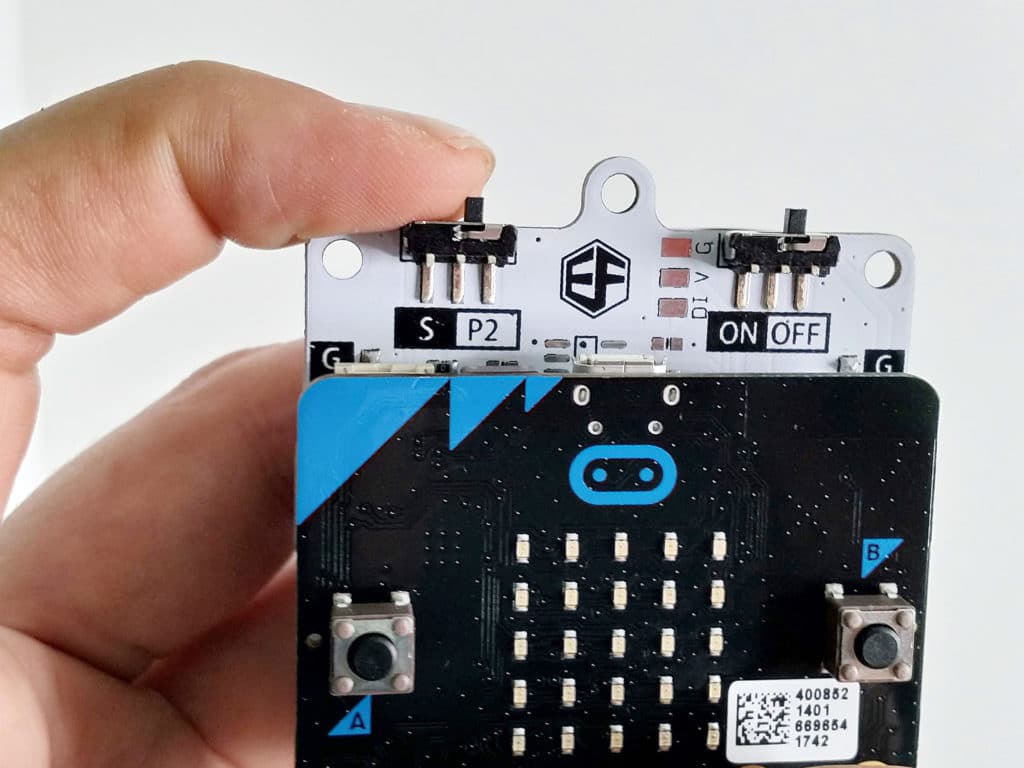 Step 2 – Attach your ring:bit.