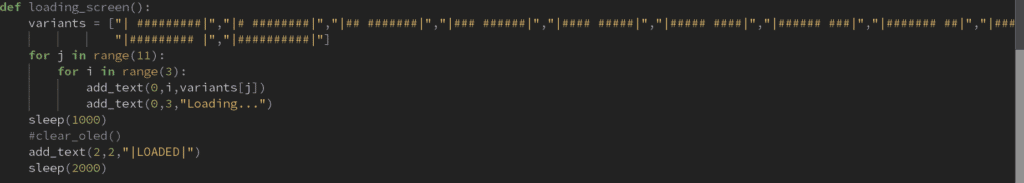 Step 3 – Loading Screens
