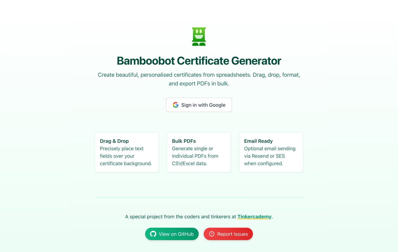 Bamboobot screenshot