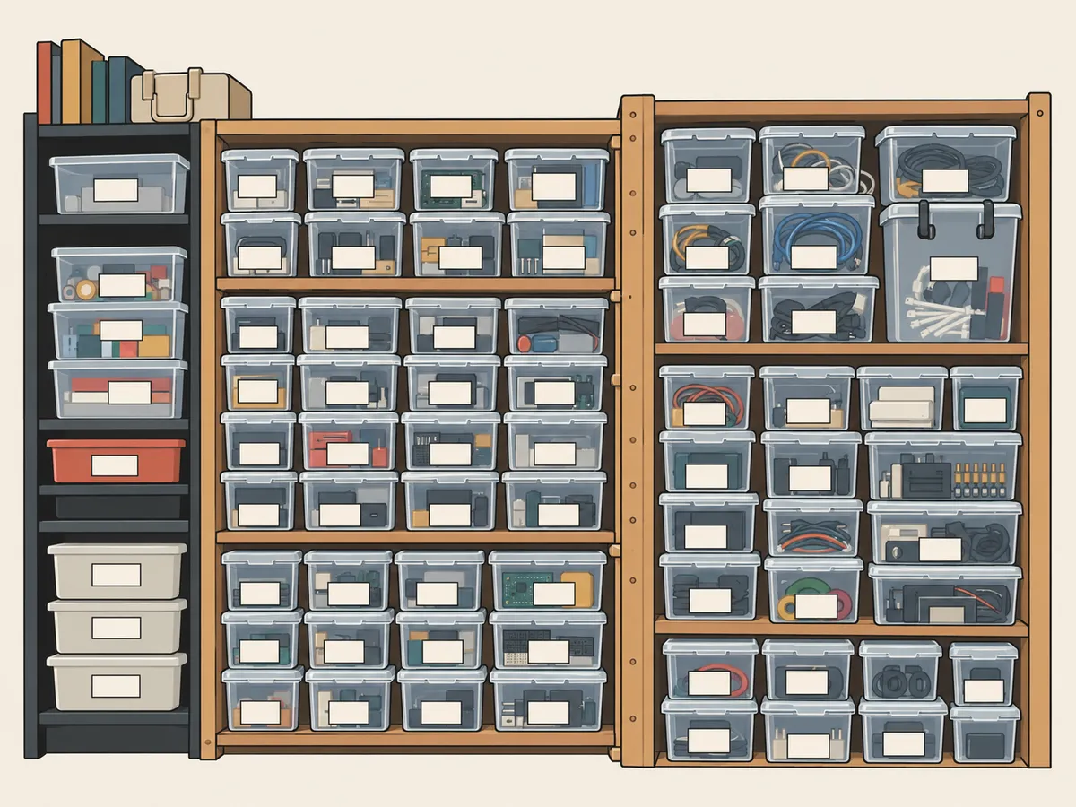 Illustration of the electronics library